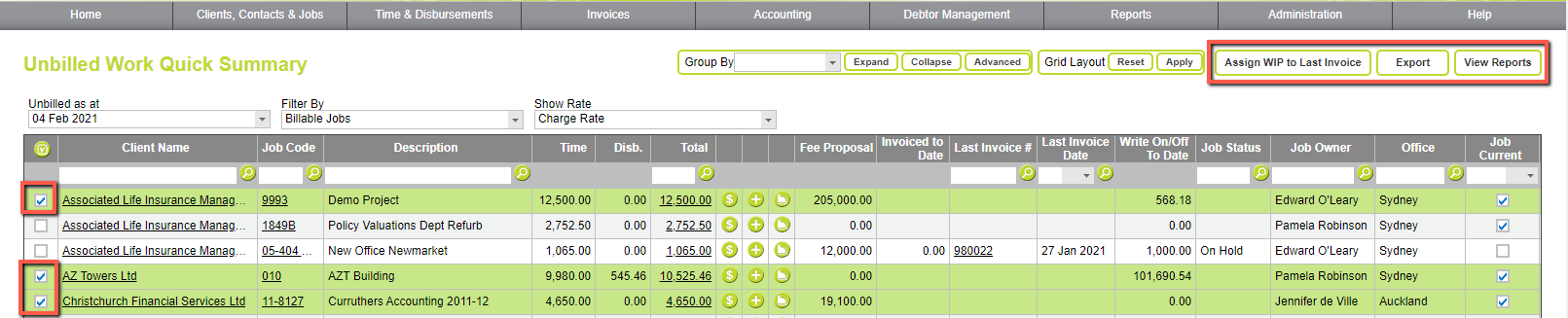 Wip Write Off Managing WIP – Unbilled Work Quick Summary – Abtrac Support